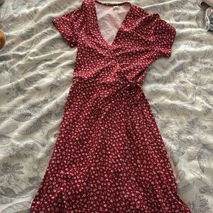 Old navy Cute red flower dress